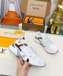 LV 一比一白色運動鞋 經典拼接 時尚百搭款