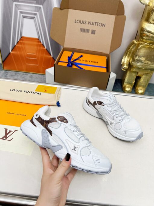 LV 一比一白色運動鞋 經典拼接 時尚百搭款