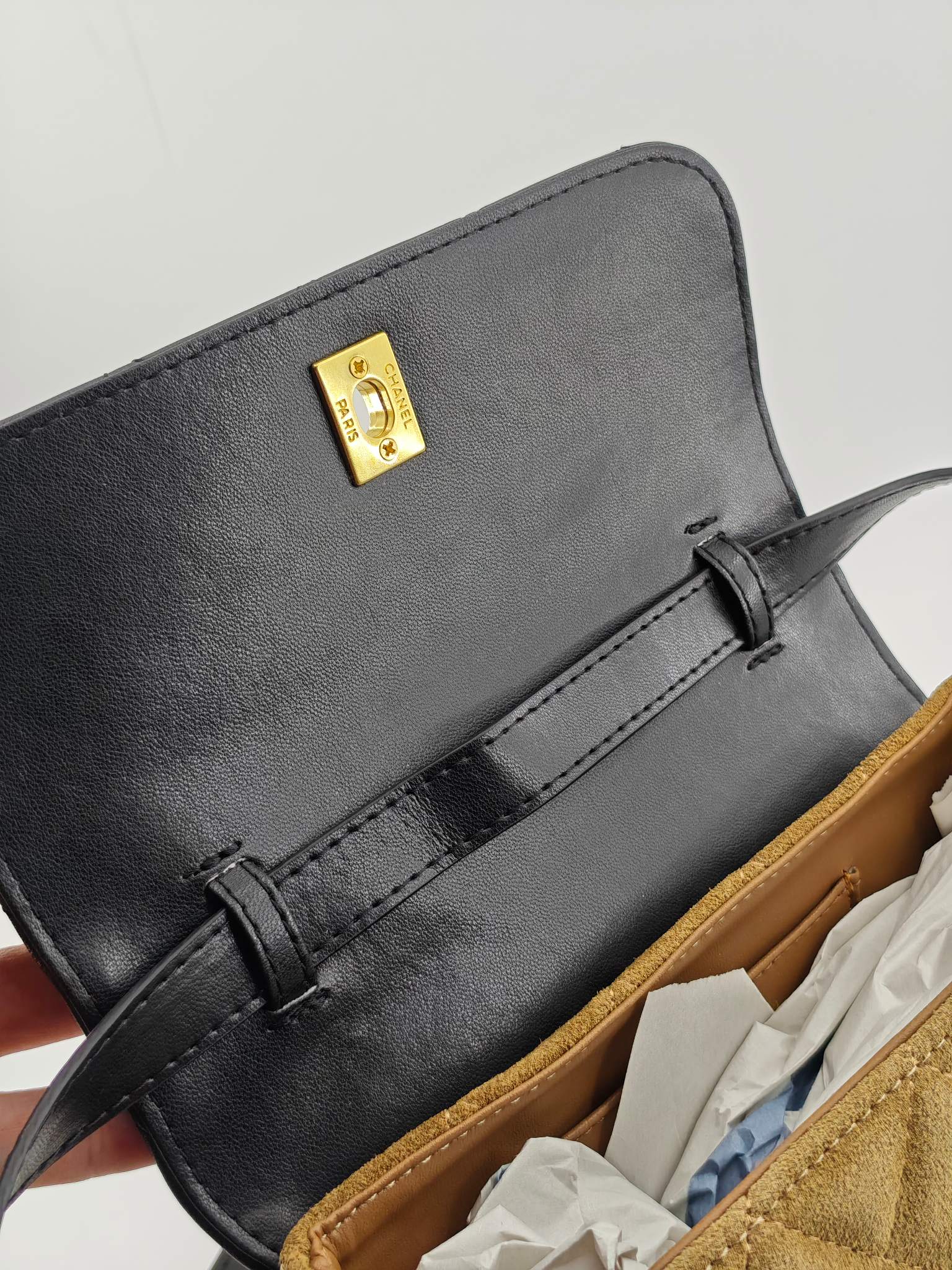 Chanel A貨拼接小方包 經典菱格紋羊皮設計 百搭款｜歐美奢侈品精品推薦