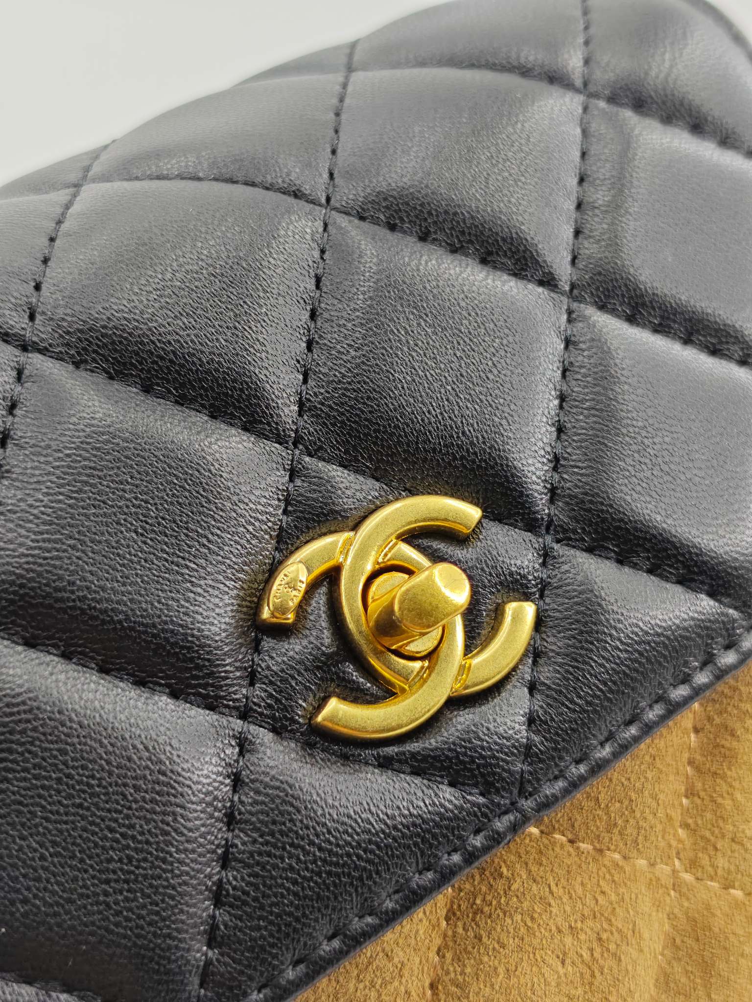 Chanel 高仿口蓋包 菱格紋拼接設計 經典百搭｜歐美奢侈品精品推薦
