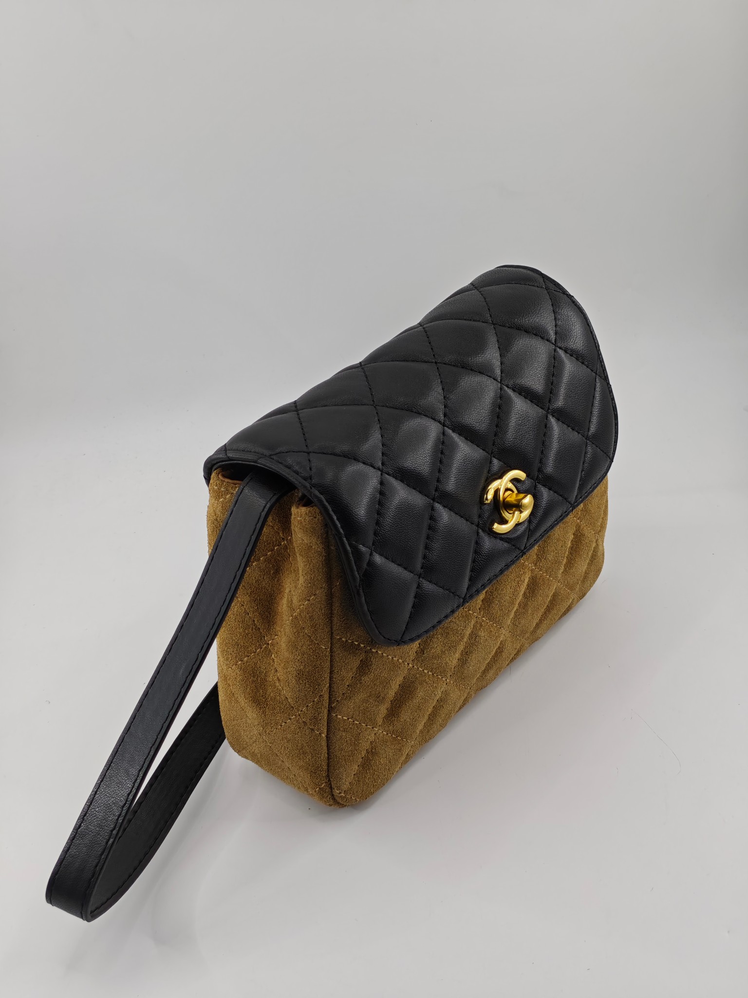 Chanel 高仿口蓋包 菱格紋拼接設計 經典百搭｜歐美奢侈品精品推薦