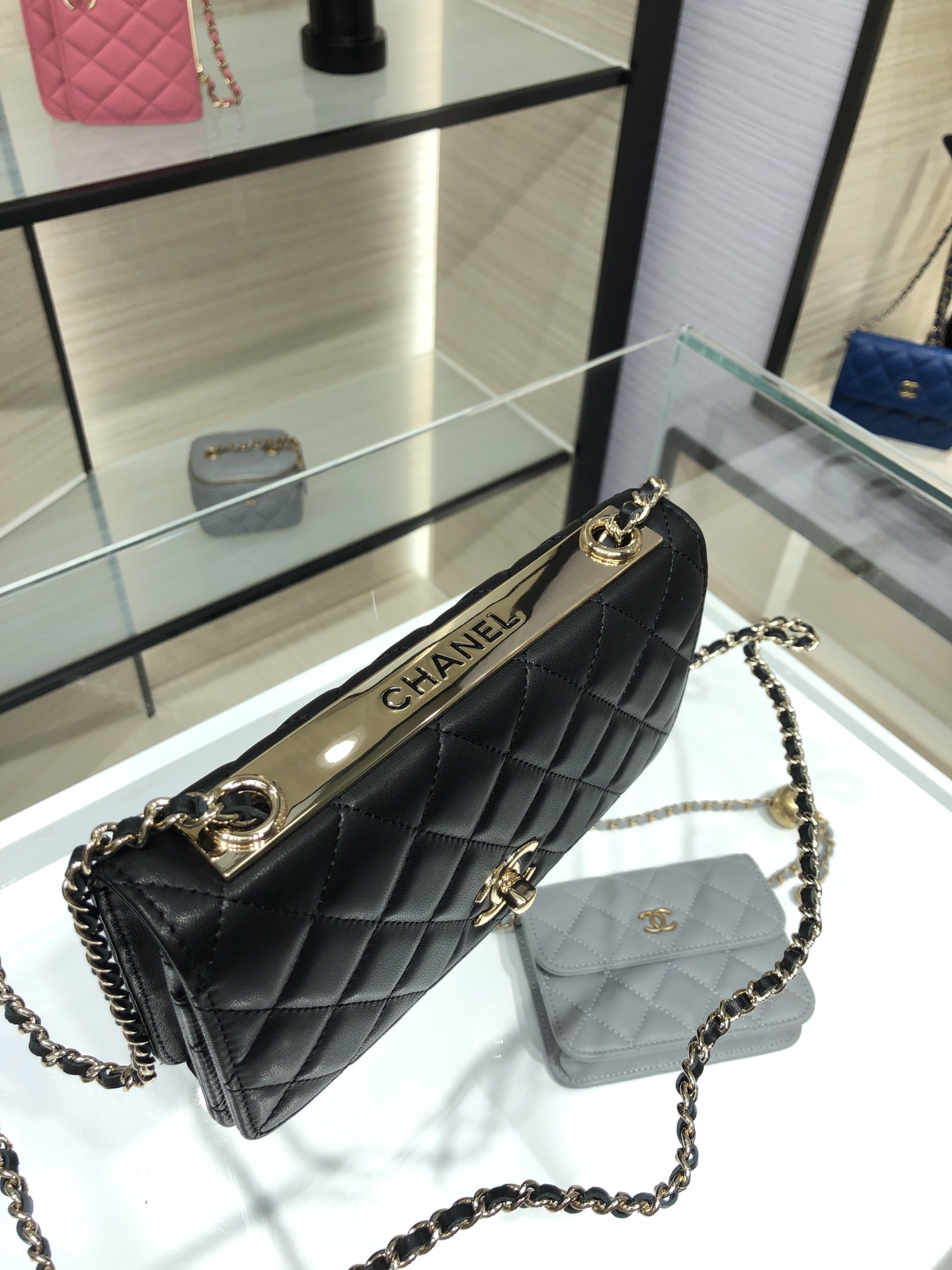 Chanel 一比一菱格小香鏈條包 經典黑色百搭款｜歐美奢侈品精品推薦