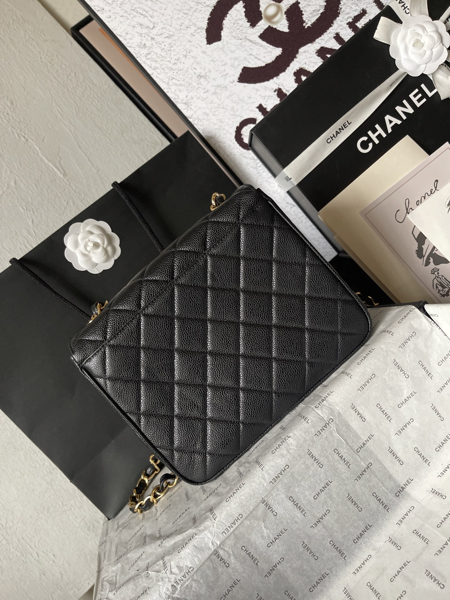 CHANEL 高仿經典羊皮金扣單肩包 復古質感百搭款｜歐美奢侈品精品推薦