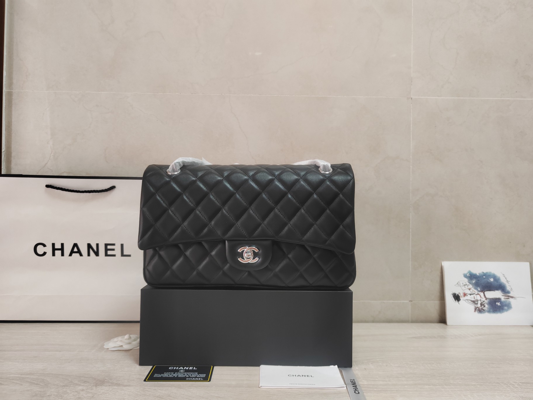 CHANEL 一比一黑色牛皮銀扣鏈條包 都會優雅實用款｜歐美奢侈品精品推薦