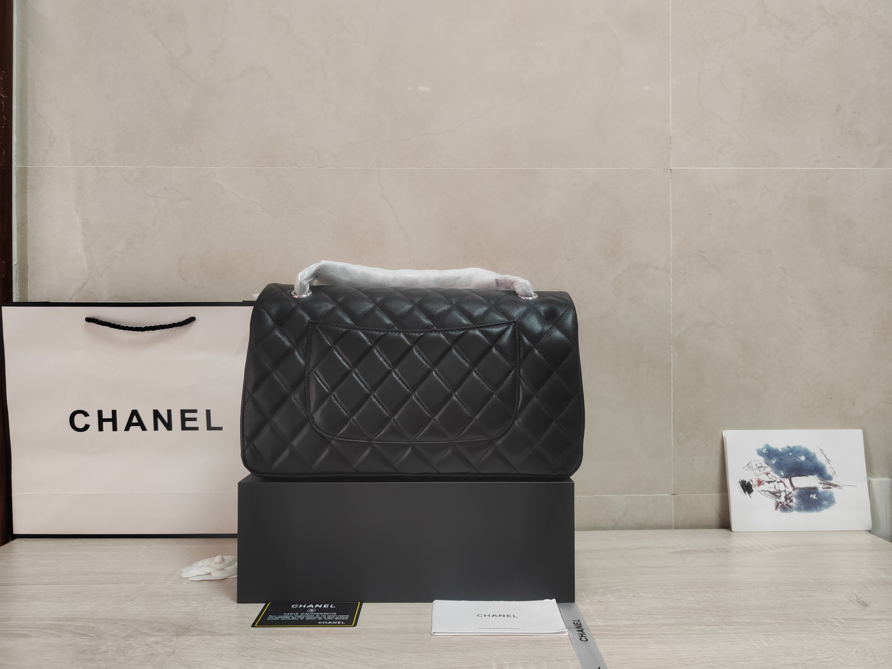 CHANEL 一比一黑色牛皮銀扣鏈條包 都會優雅實用款｜歐美奢侈品精品推薦