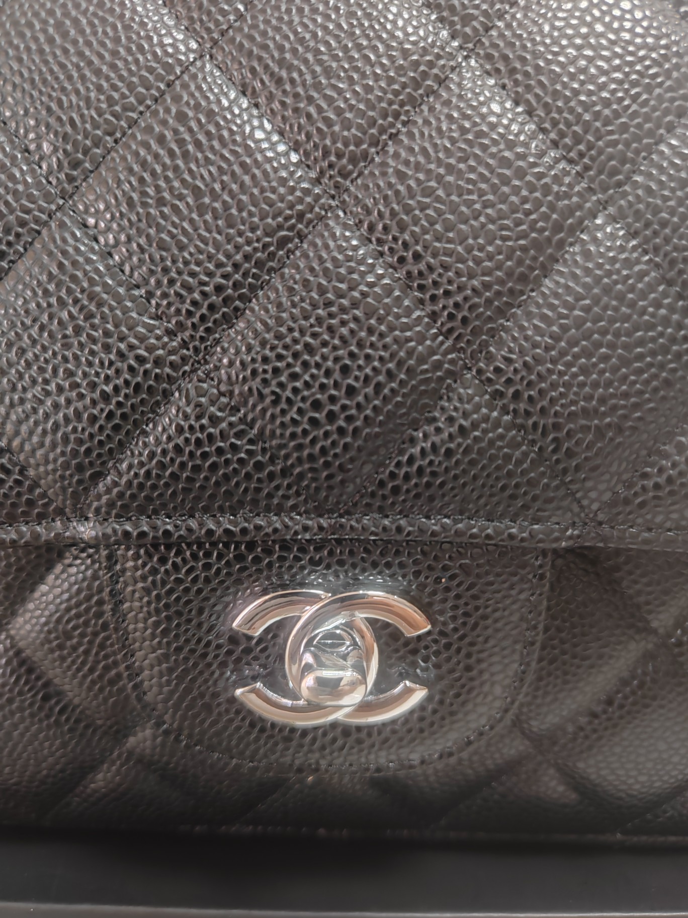 CHANEL A貨經典黑色荔枝紋鏈條包 復古金扣時尚款｜歐美奢侈品精品推薦