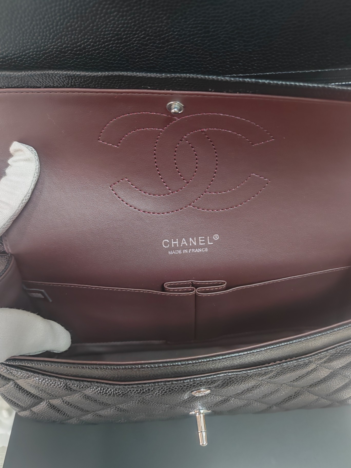 CHANEL A貨經典黑色荔枝紋鏈條包 復古金扣時尚款｜歐美奢侈品精品推薦