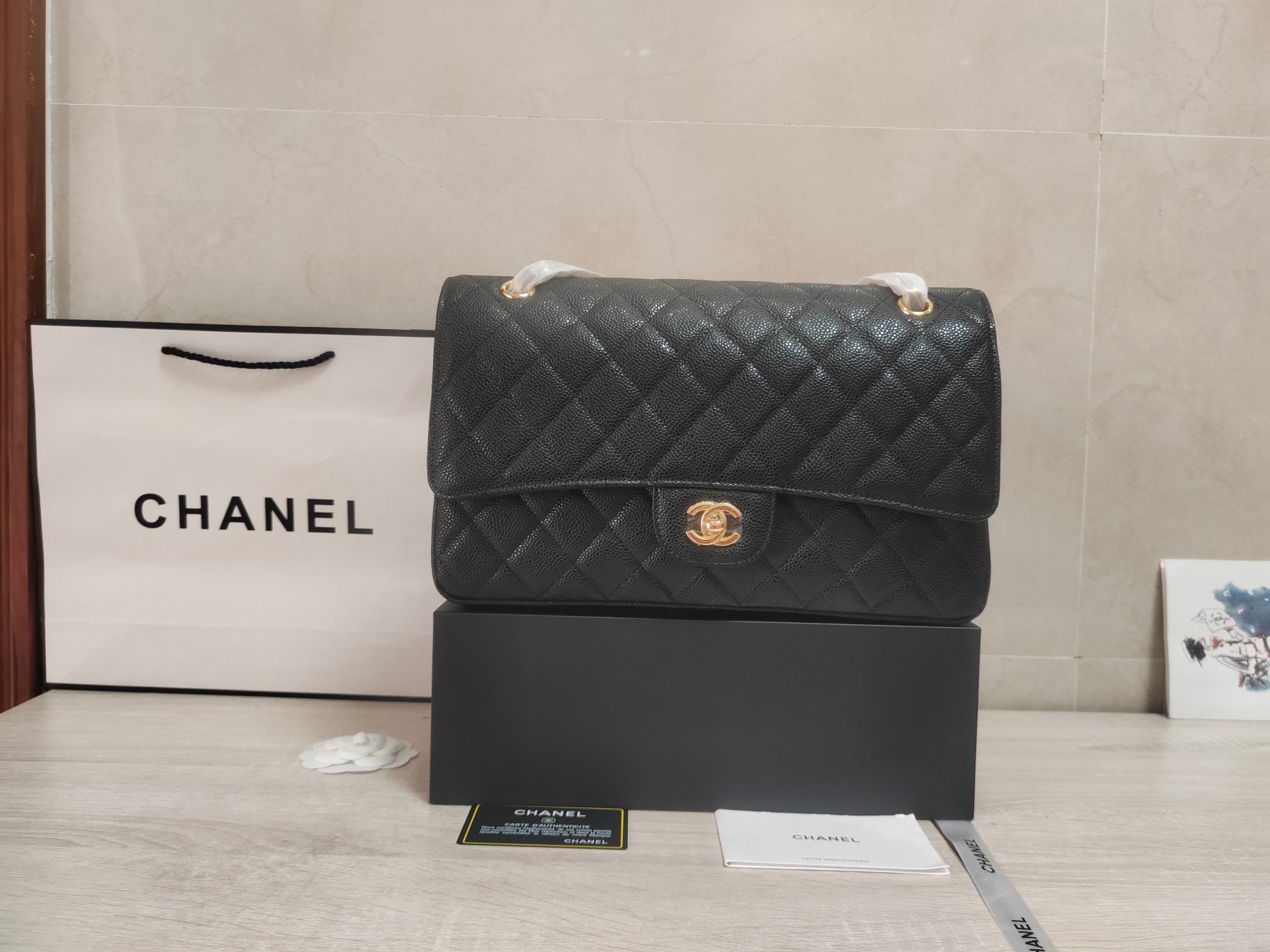 CHANEL 精品仿製菱格小羊皮鏈條包 經典小巧百搭款