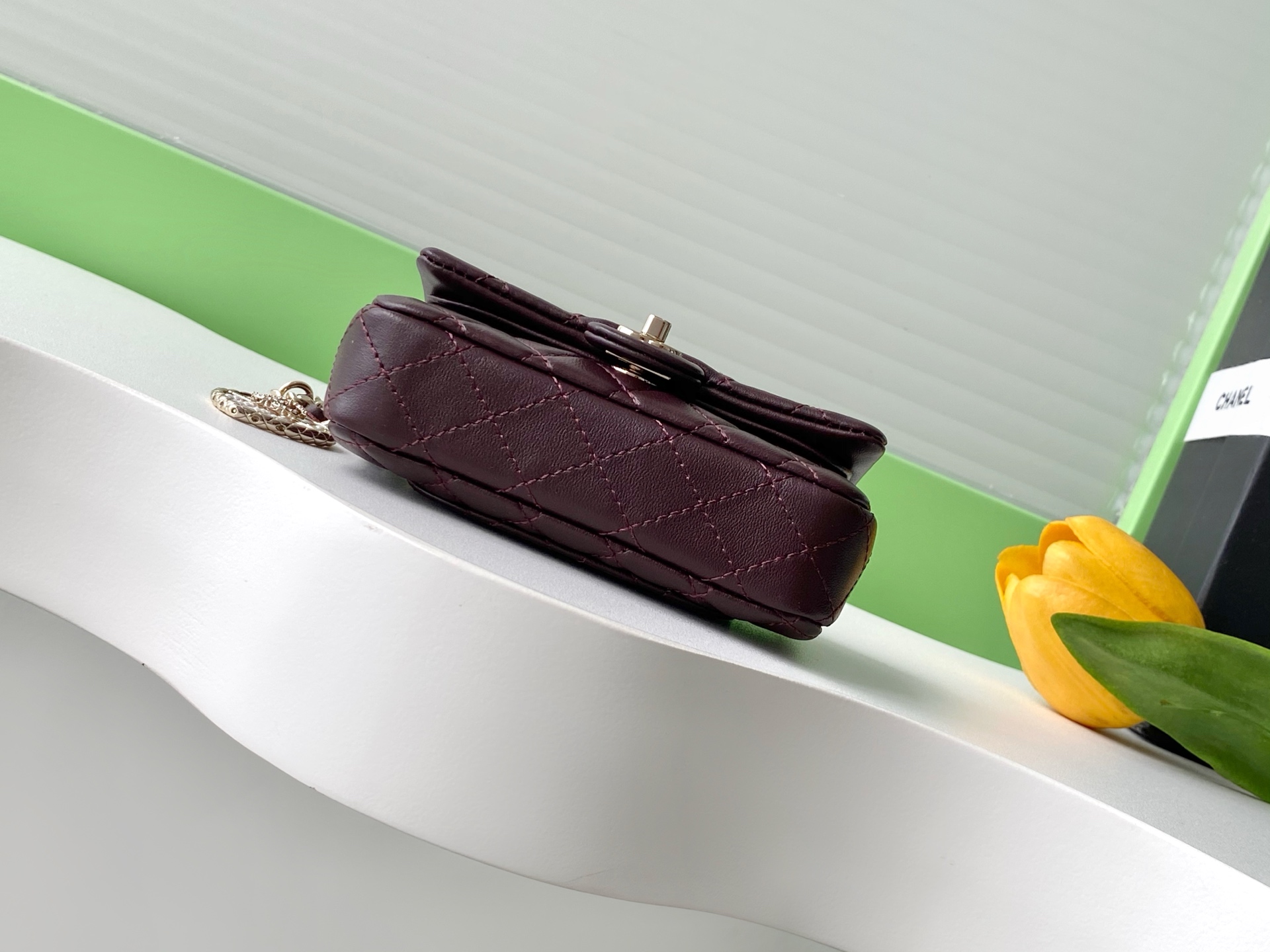 CHANEL 高仿 Classic Flap 經典口蓋包 酒紅小香風鏈條款｜歐美奢侈品精品推薦