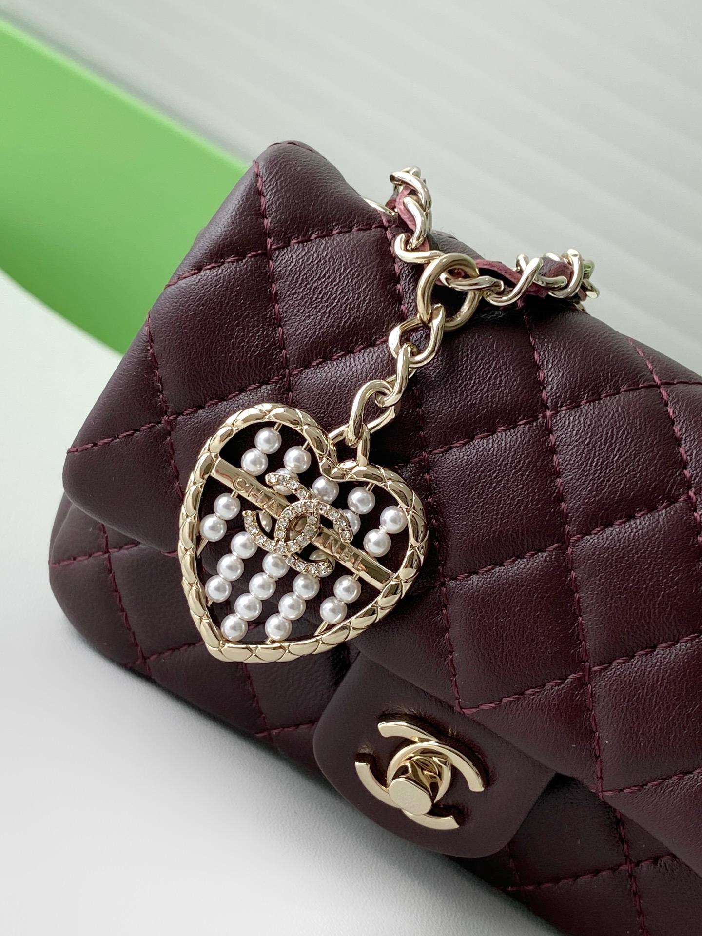 CHANEL 高仿 Classic Flap 經典口蓋包 酒紅小香風鏈條款｜歐美奢侈品精品推薦
