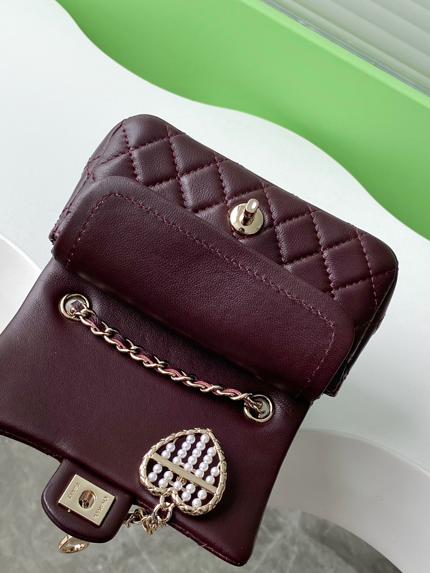 CHANEL 高仿 Classic Flap 經典口蓋包 酒紅小香風鏈條款｜歐美奢侈品精品推薦