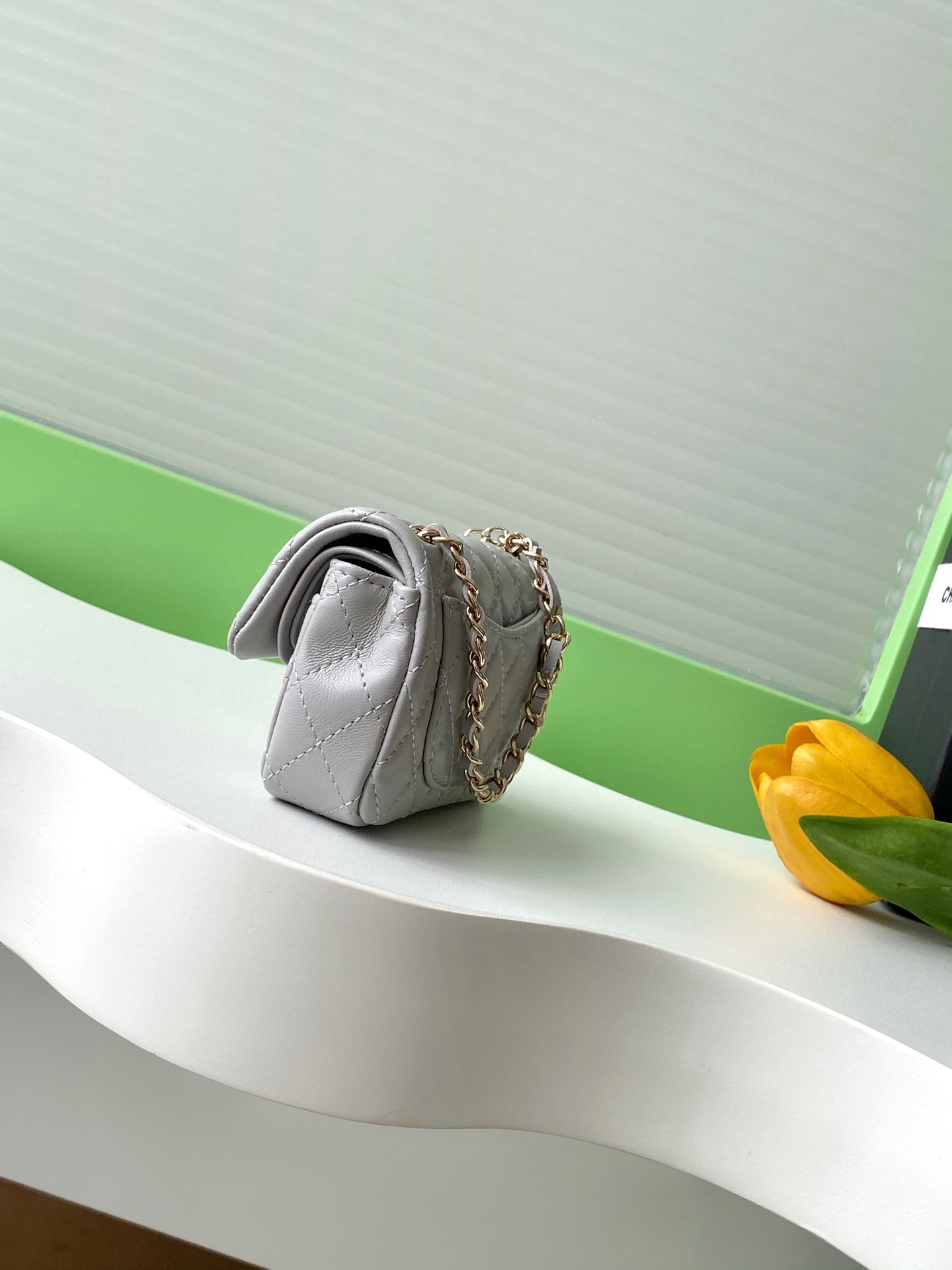 CHANEL 原單 Classic Flap 經典口蓋包 灰色百搭小香風鏈條款｜歐美奢侈品精品推薦