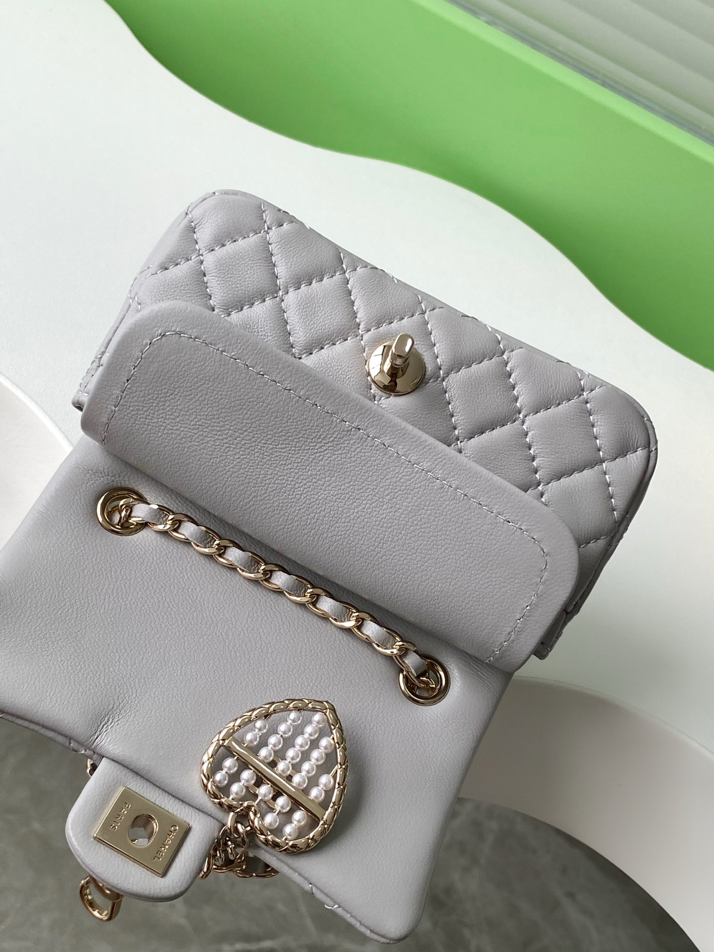 CHANEL 原單 Classic Flap 經典口蓋包 灰色百搭小香風鏈條款｜歐美奢侈品精品推薦