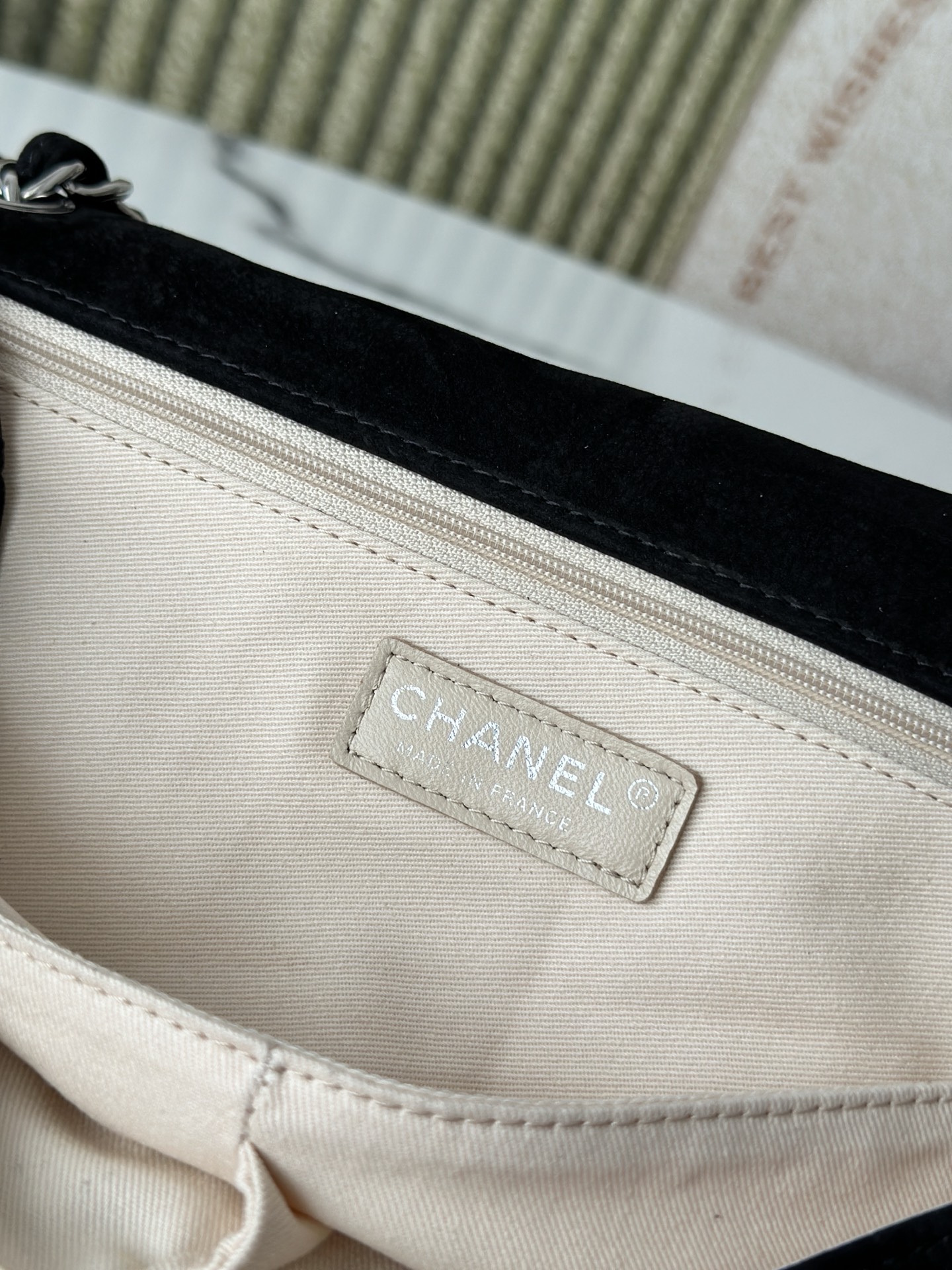 CHANEL 高仿麂皮菱格鏈條包 經典黑色大翻蓋肩背包｜歐美奢侈品精品推薦