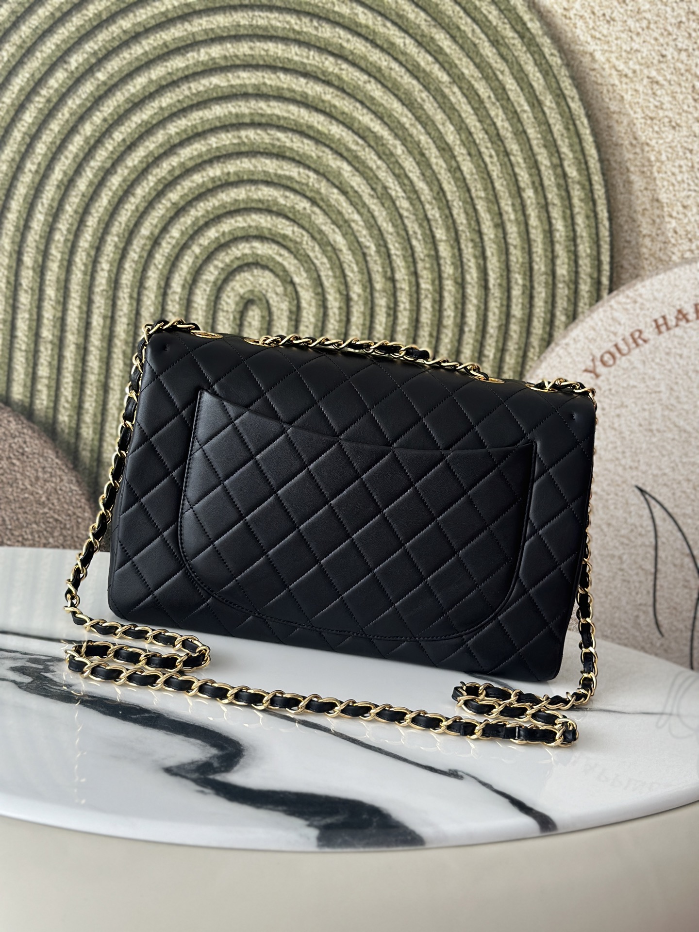 CHANEL 原單經典口蓋包 黑金雙C菱格鏈條肩背款｜歐美奢侈品精品推薦