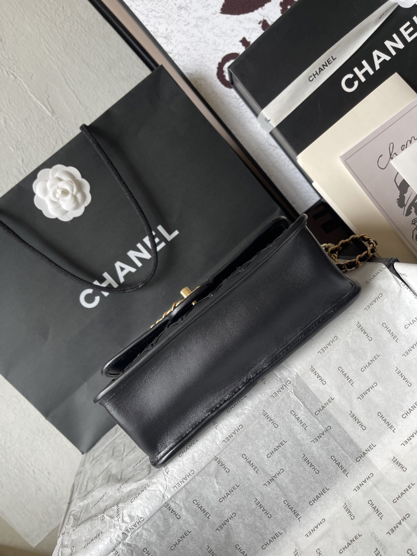 CHANEL A貨立體菱格鏈條包 黑色復古小香風肩背包｜歐美奢侈品精品推薦