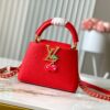 LV原單M13250Capucines紅色櫻桃女款手提包俏麗奢華設計｜歐美奢侈品精品推薦