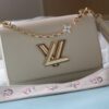 LV原單Twist 23390米白Epi皮革寬肩帶刺繡花朵包|超A仿原單精品圖片 2 LV原單Twist 23390米白Epi皮革寬肩帶刺繡花朵包|歐美奢侈品精品推薦
