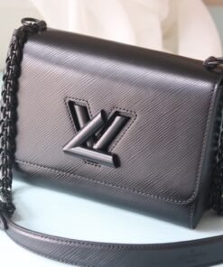 LV高仿女士鏈條手提包黑色全黑設計低調百搭款