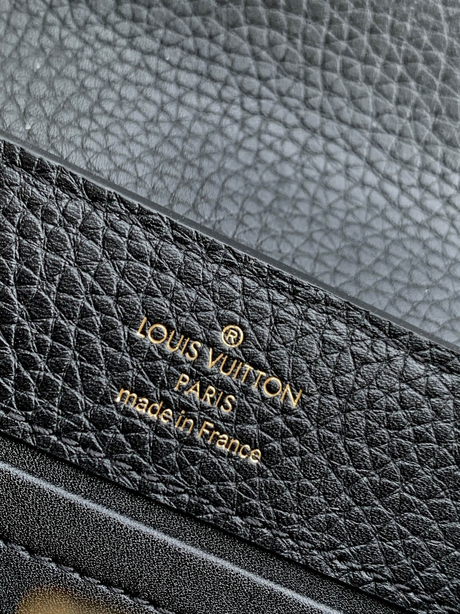 LV原單女士手提包黑色金扣晶鑽Logo精品百搭款｜歐美奢侈品精品推薦