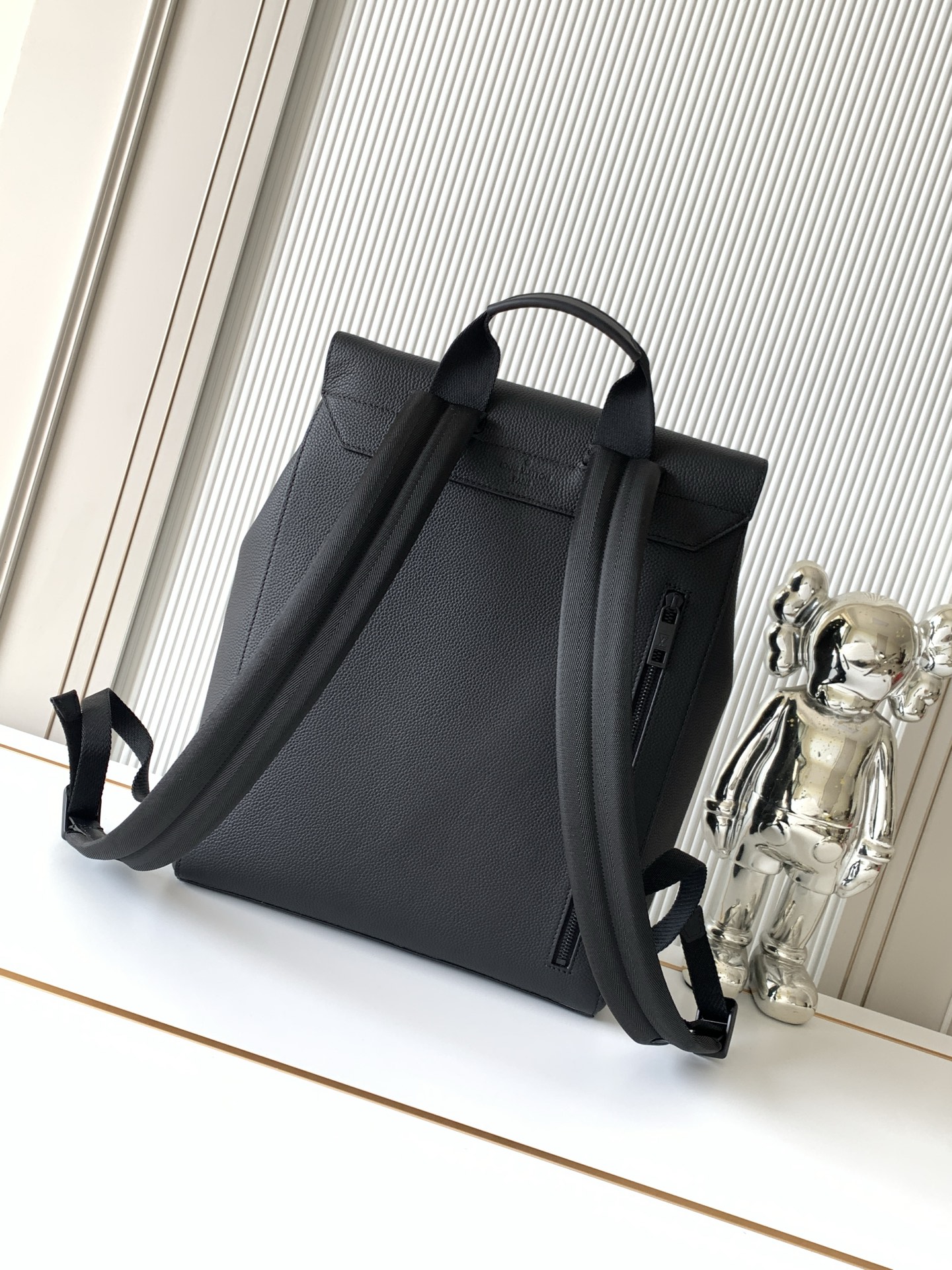 LV原單男士後背包黑色全鋼設計大容量休閒款｜歐美奢侈品精品推薦