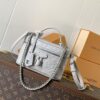 LV A貨鎖頭包灰白色小號手提鏈條斜背款｜歐美奢侈品精品推薦