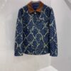 LV高仿男士迷彩夾克數位圖騰潮流設計外套｜歐美奢侈品精品推薦