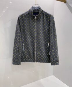 LV高仿男士Monogram印花夾克經典圖案潮流外套