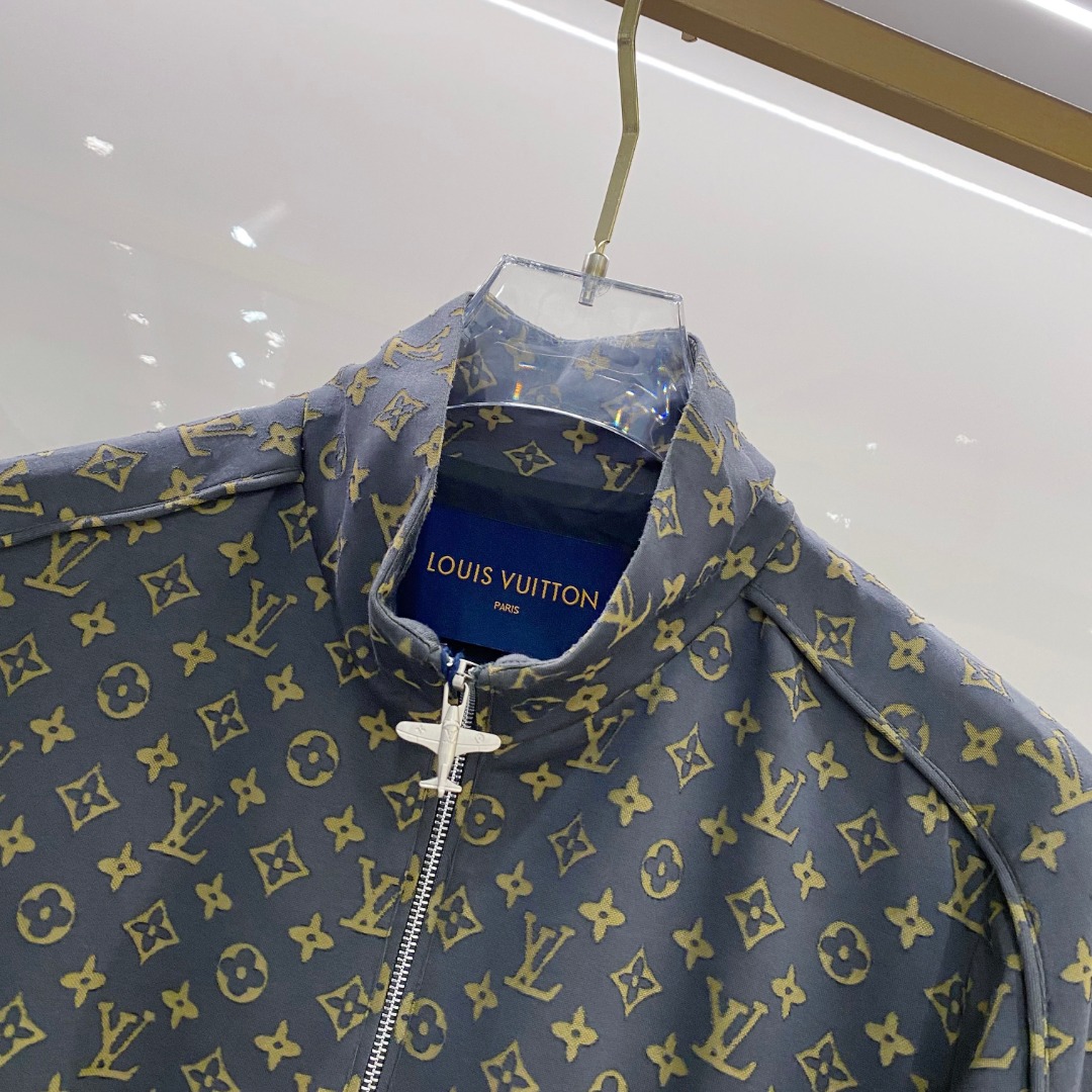 LV高仿男士Monogram印花夾克經典圖案潮流外套｜歐美奢侈品精品推薦
