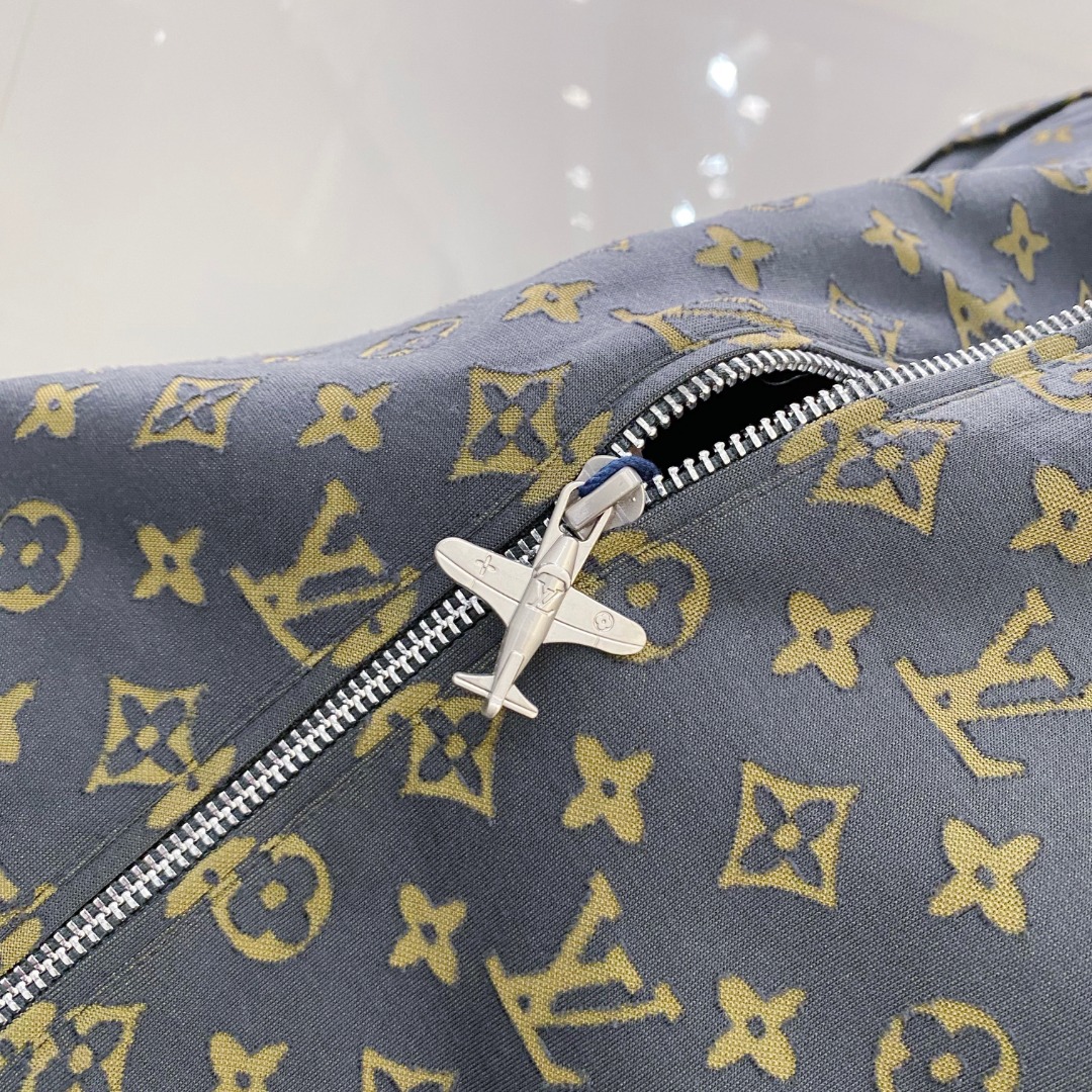 LV高仿男士Monogram印花夾克經典圖案潮流外套｜歐美奢侈品精品推薦