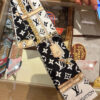 LV 高仿Twilly絲巾黑白鎖鏈吊牌設計款｜歐美奢侈品精品推薦