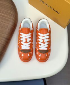 LV一比一橘色Monogram男女款球鞋亮眼潮流百搭