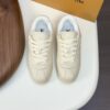 LV A貨奶油白皮革男女款球鞋簡約百搭高質感設計｜歐美奢侈品精品推薦