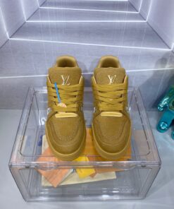 LV高仿男士運動鞋焦糖棕色質感潮流百搭球鞋