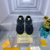 LV 高仿 Trainer 黑黃撞色滿鑽運動鞋｜歐美奢侈品精品推薦