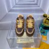 LV 精品仿製 Trainer 咖啡黃拼色運動鞋｜歐美奢侈品精品推薦