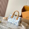 LV 一比一 Monogram 手提包 優雅藍白花紋 經典百搭款｜歐美奢侈品精品推薦