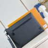 LV A貨 男士手拿包 黑色皮革 時尚百搭｜歐美奢侈品精品推薦