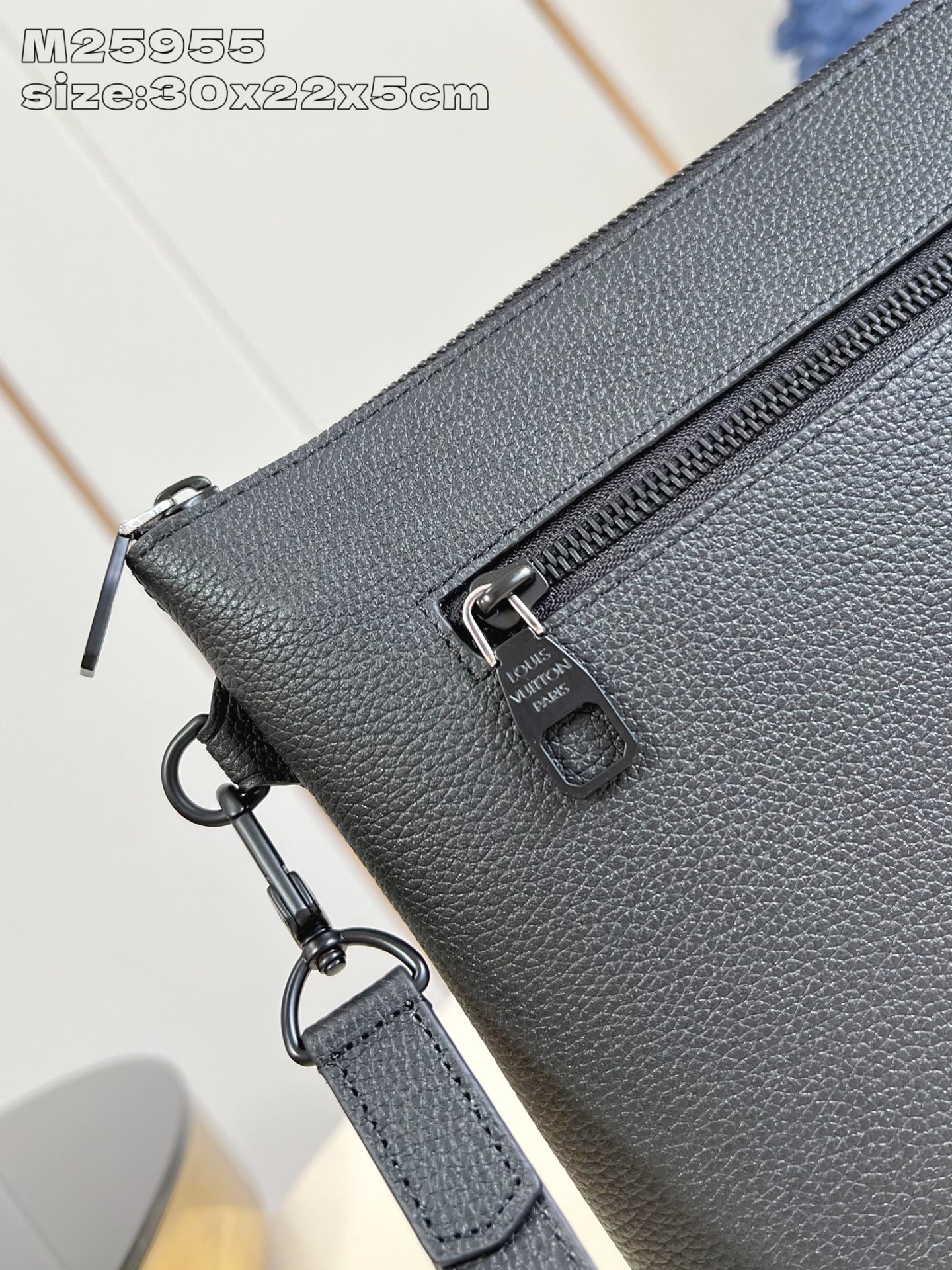 LV A貨 男士手拿包 黑色皮革 時尚百搭｜歐美奢侈品精品推薦