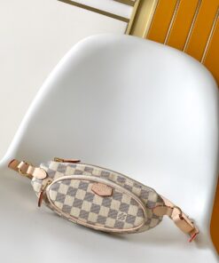 LV 一比一 Damier Azur Bumbag 腰包 經典格紋輕盈款