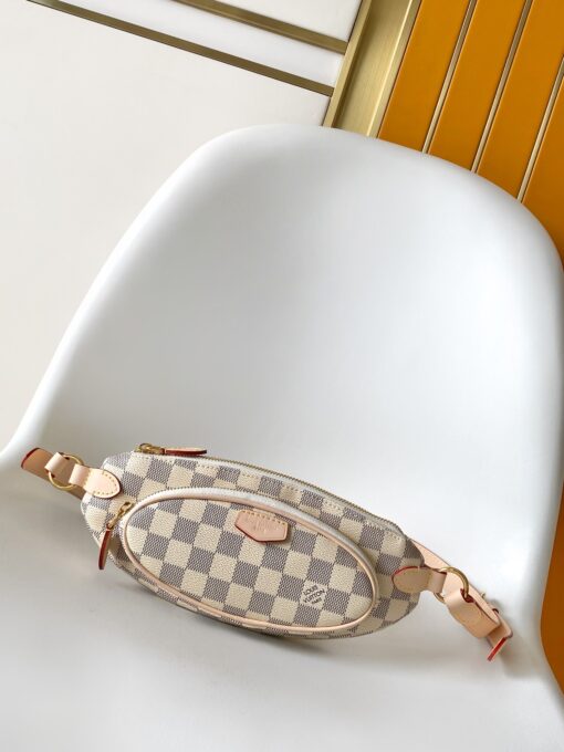 LV 一比一 Damier Azur Bumbag 腰包 經典格紋輕盈款
