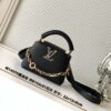 LV 一比一 黑色手提包 金鏈條精緻小巧百搭｜歐美奢侈品精品推薦