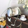LV 一比一 水藍拼接肩背包 淡綠手柄 清新設計款｜歐美奢侈品精品推薦