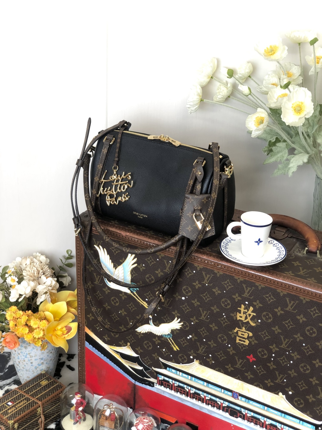 LV 一比一 黑色拼接相機包 Monogram肩帶 百搭款｜歐美奢侈品精品推薦