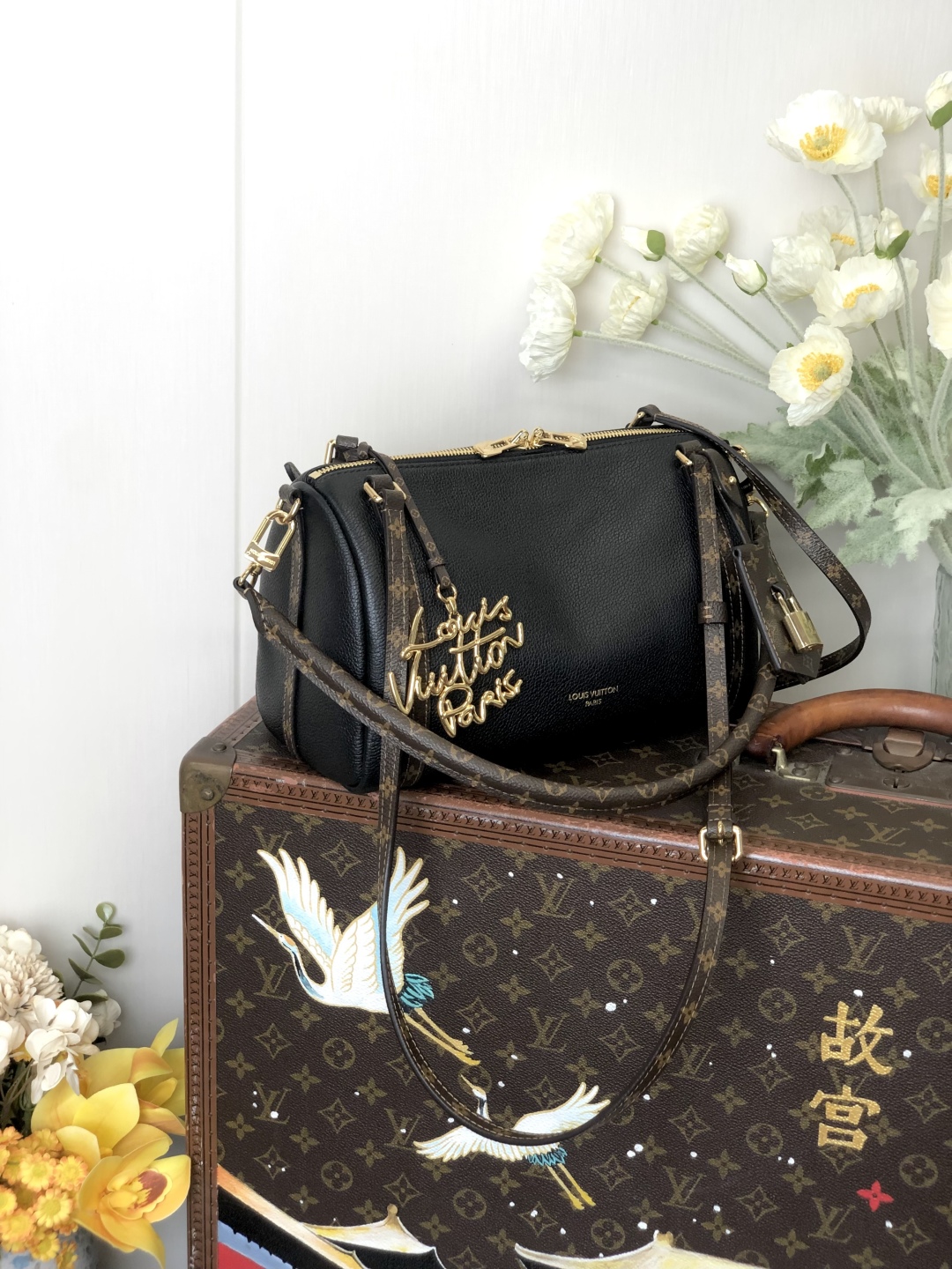LV 一比一 黑色拼接相機包 Monogram肩帶 百搭款｜歐美奢侈品精品推薦