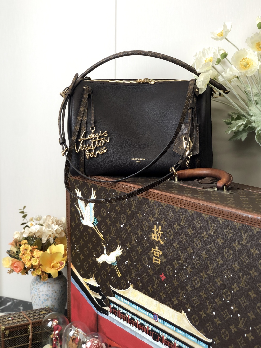 LV 一比一 黑色拼接相機包 Monogram肩帶｜歐美奢侈品精品推薦