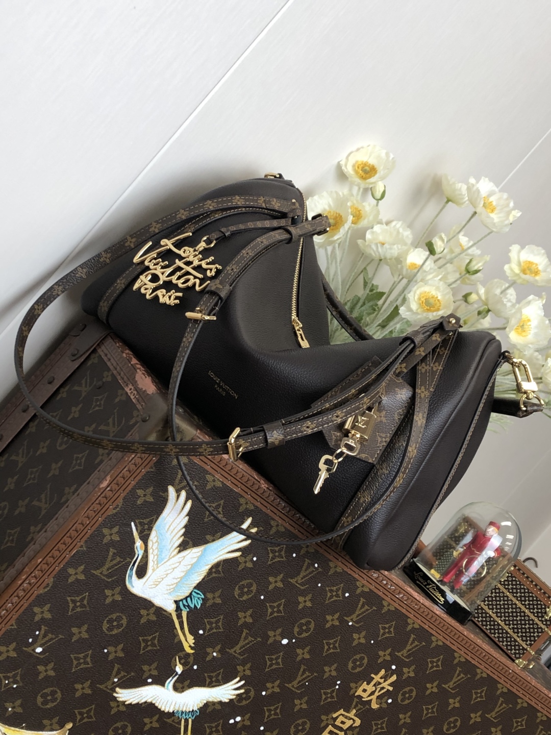 LV 一比一 黑色拼接相機包 Monogram肩帶｜歐美奢侈品精品推薦