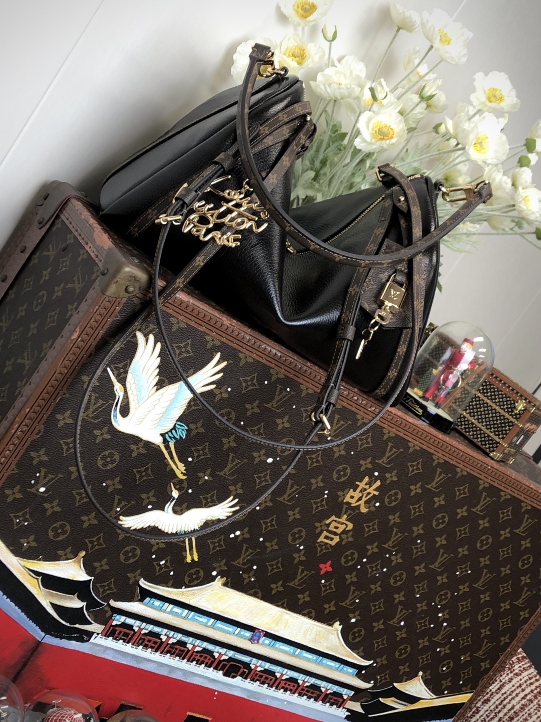 LV 原單 黑色軟皮相機包 Monogram肩帶｜歐美奢侈品精品推薦
