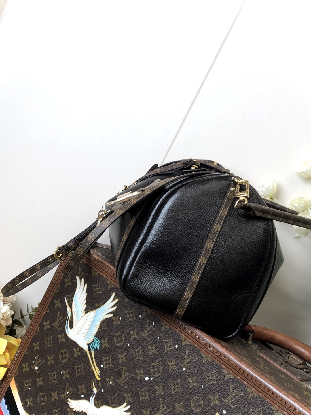 LV 原單 黑色軟皮相機包 Monogram肩帶｜歐美奢侈品精品推薦