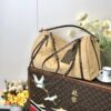 LV 原單 焦糖色麂皮旅行包 Monogram肩帶｜歐美奢侈品精品推薦